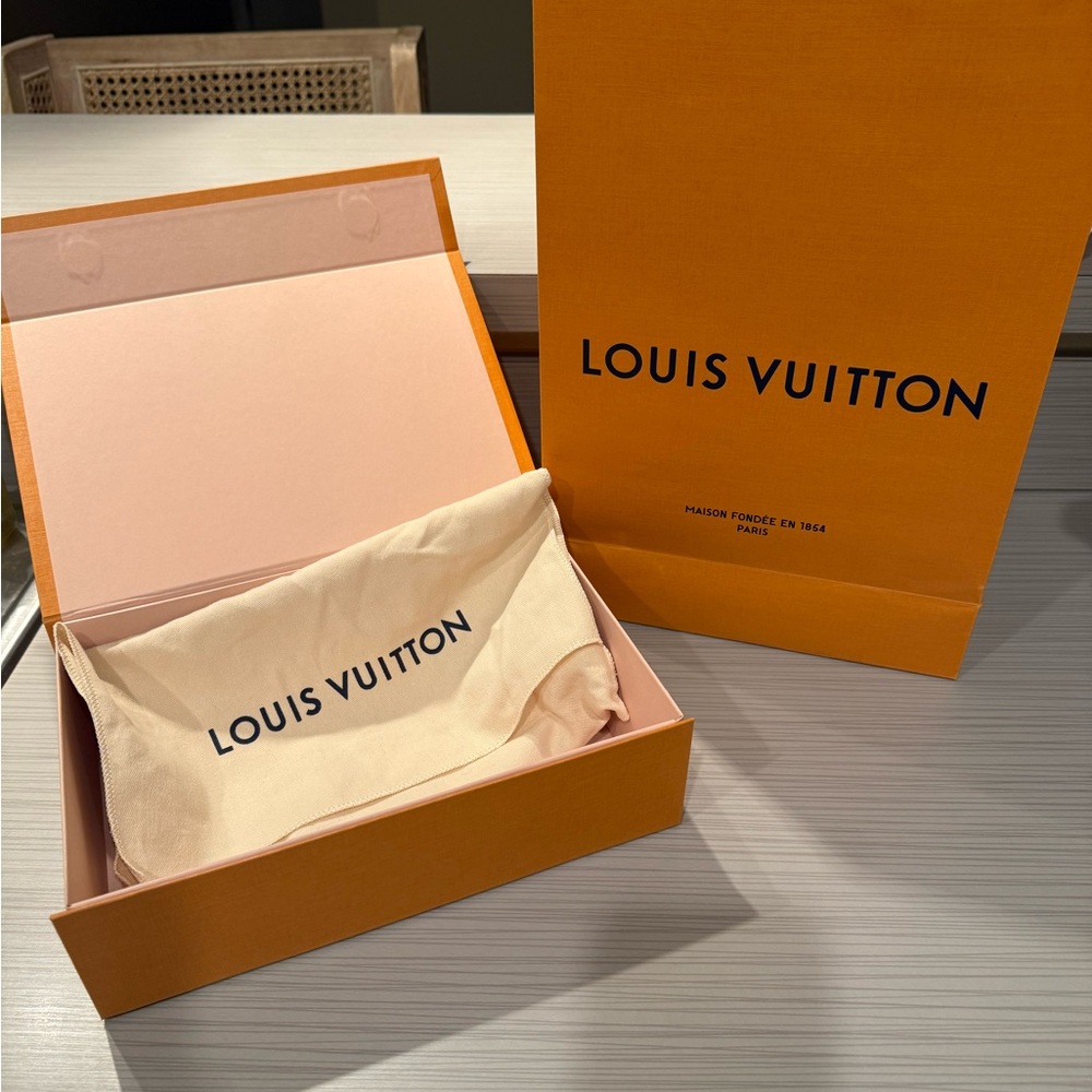 Louis Vuitton Box with Bag, Dust Bag and Ribbon.